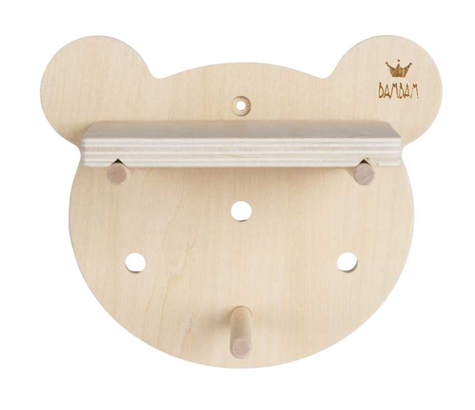 Umweltfreundliche Holzbär Stecktafel